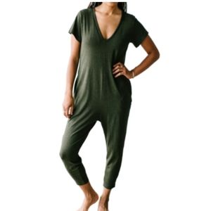 Smash & Tess Sunday romper in Olive Green.